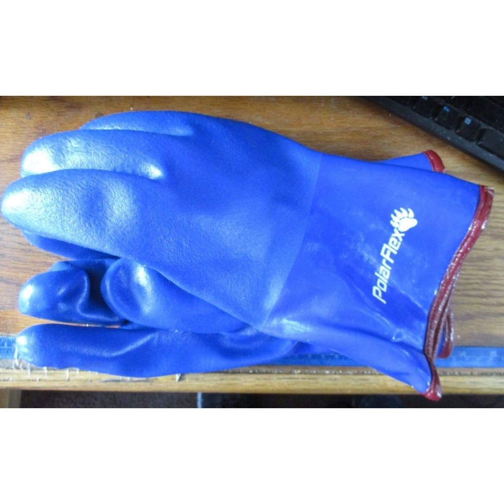 Polar Flex Insulated PVC 12" Gauntlet Gloves - X-Large